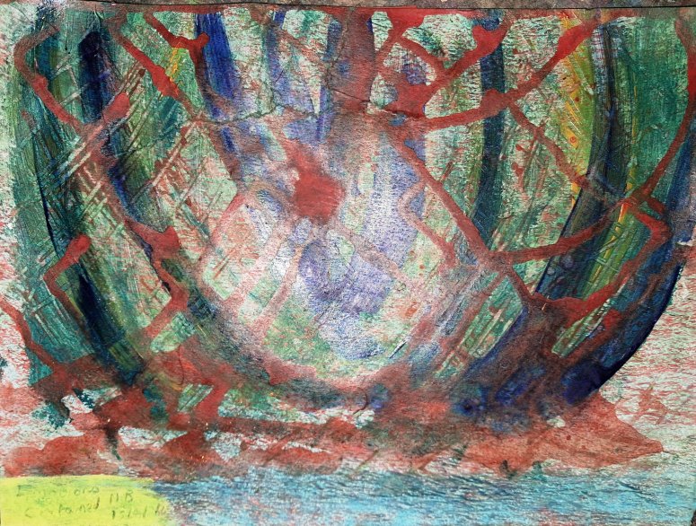 Abstract painting: Emotions Contained