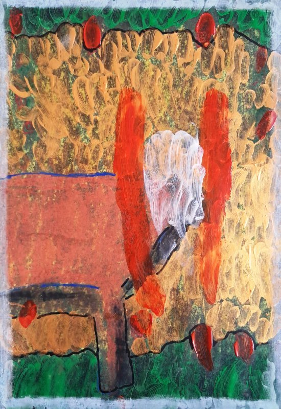 Abstract painting: Hoping to Manifest