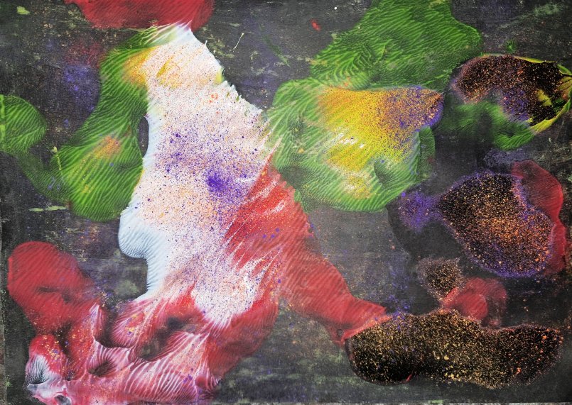 Abstract painting: Nebulous Emotions