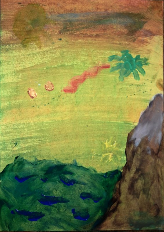 Abstract painting: On the Fringes of It All