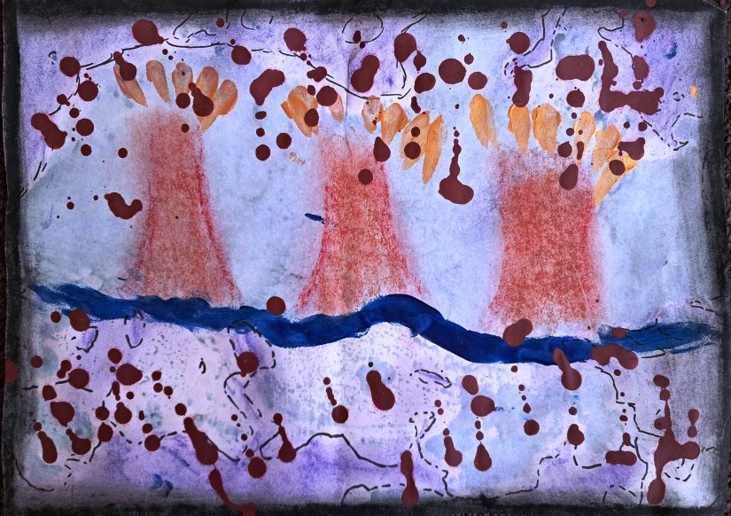 Abstract painting: Remembering It All