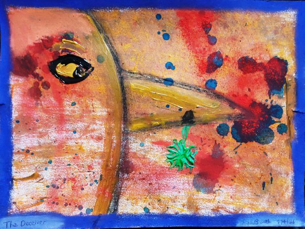 Abstract painting: The Deceiver