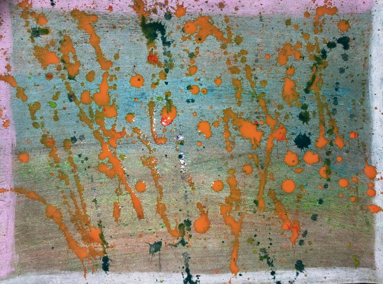 Abstract painting: What Remains