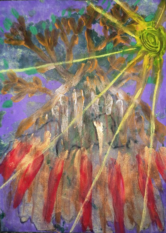 Abstract painting: What the Light Demands