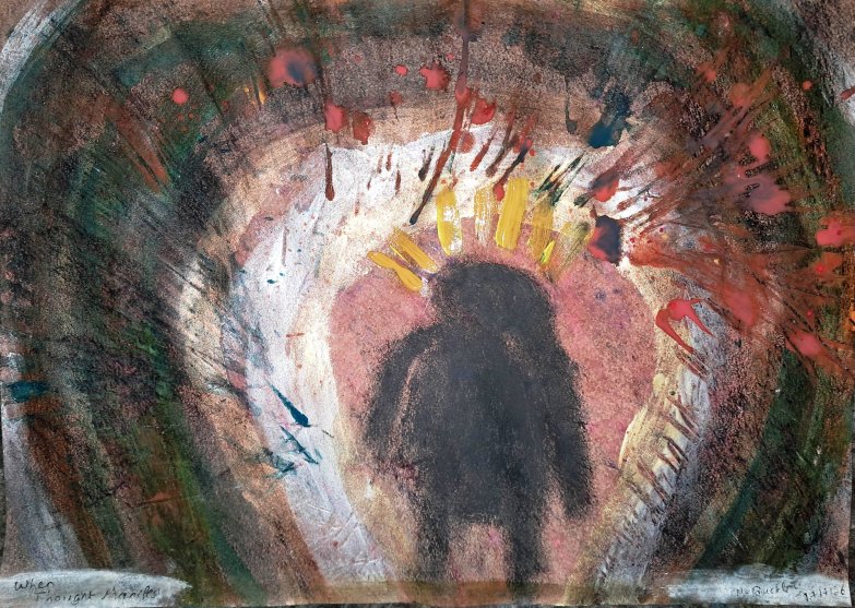 Abstract painting: When Thought Manifests